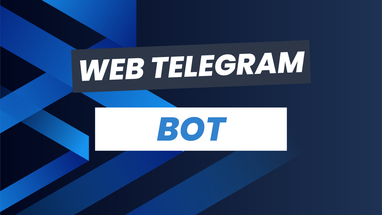 Web telegram bot